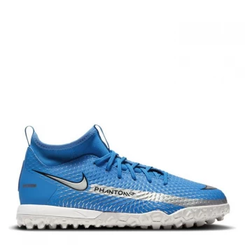 Image of Nike Phantom GT Academy DF Junior Astro Turf Trainers - Photo Blue