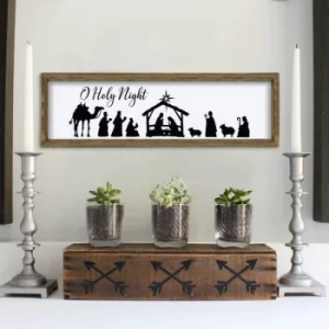 Image of YBS035 Multicolor Decorative Framed MDF Painting