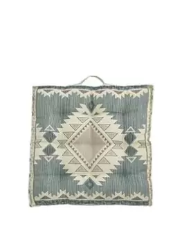 Image of Maple Aztec Printed Floor Cushion