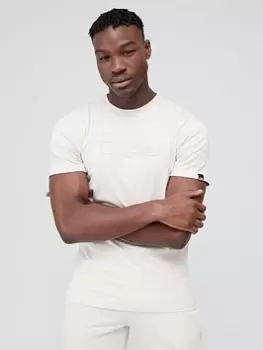 Image of Ellesse Carpinone Tee - Beige, Beige, Size XS, Men
