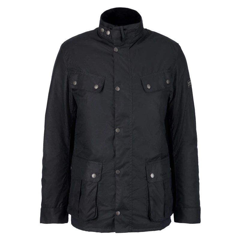 Image of Barbour International Tourer Duke Waxed Cotton Jacket - XL Blue Coats and Jackets male MWX2140NY91 XL