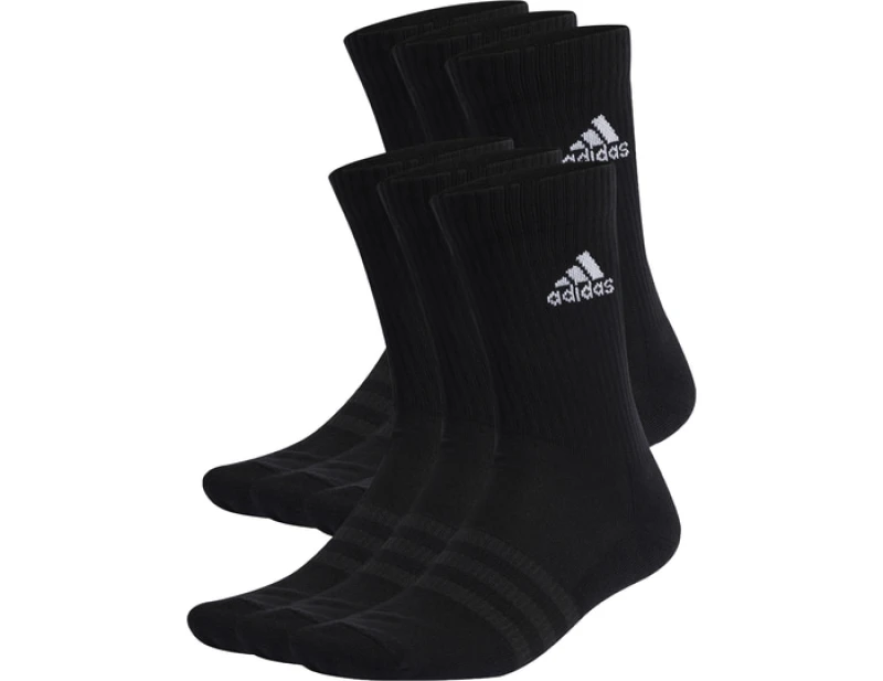 Image of adidas C Spw Crw 6p Crew Sock Unisex Kids - Black C8 - C13