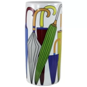 Image of Umbrella Stand, Multi Coloured Umbrella Design