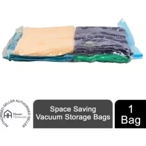 Image of Haven 50x70cm Space Saving Vacuum Storage Bag, Ideal Home Storage Solutions