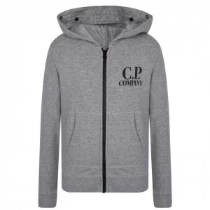 Image of CP COMPANY Junior Boys Goggle Zip Hoodie - Grey M93