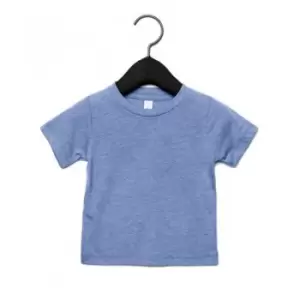 Image of Bella + Canvas Baby Tri-Blend T-Shirt (6-12 Months) (Blue Triblend)