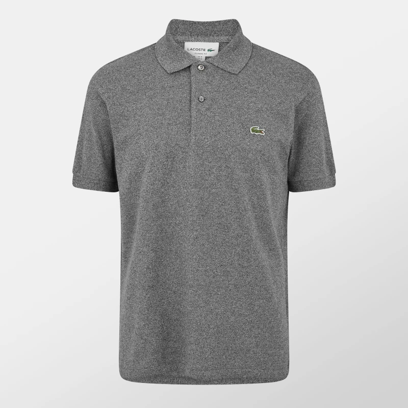 Image of Lacoste Mens Classic Short Sleeve Polo Shirt Eclipse Jaspe male XS