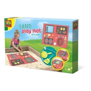 Image of SES Creative - Childrens Kitchen Sand Play Mat (Multi-colour)