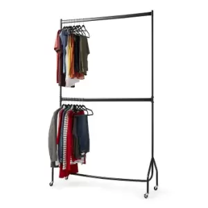Image of Two Tier Heavy Duty 4ft x 7ft Clothes Rail
