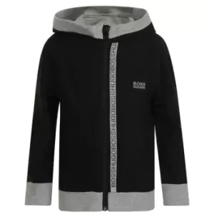 Image of BOSS Children Boys Zip Hoodie - Black