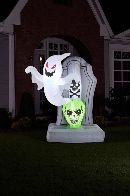 Image of SO House Inflatable Halloween Grave Yard - 2.4m - Multi Multi One Size
