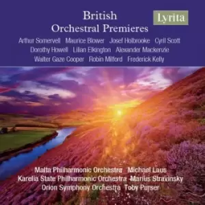 Image of British Orchestral Premieres by Arthur Somervell CD Album