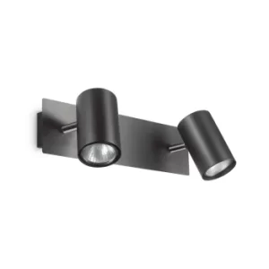 Image of Spot 2 Light Wall Light Black