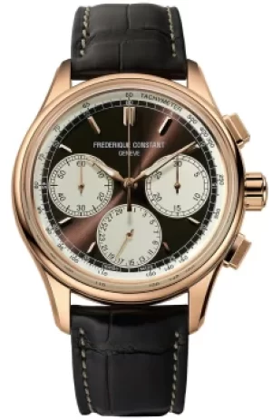 Image of Frederique Constant Watch Flyback Chrono Gold