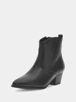 Image of Guess Boyta Real Leather Low Boots