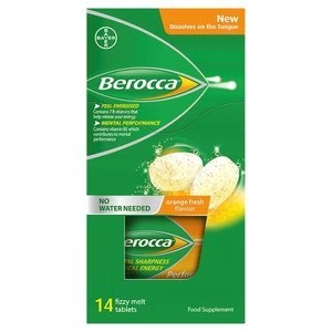 Image of Berocca Orange Energy Vitamin Fizzy Melts