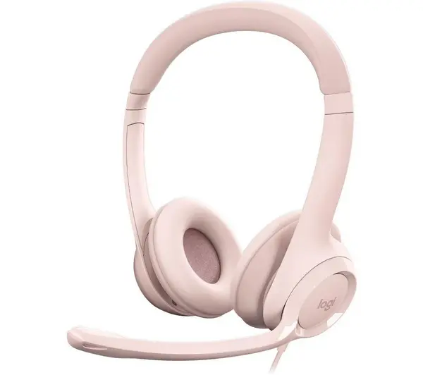 Image of Logitech H390 Headset - Rose, Pink 5099206107298
