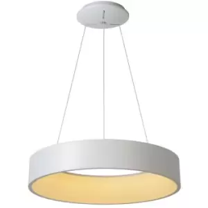 Image of Lucide TALOWE LED - Pendant Light - Ø60cm - LED Dim. - 1x39W 3000K - White