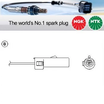 Image of 1x NGK NTK Oxygen O2 Lambda Sensor OZA401-E53 OZA401E53 (0175)