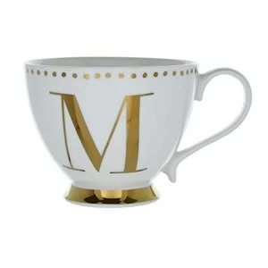 Image of Footed Initial Mug - M