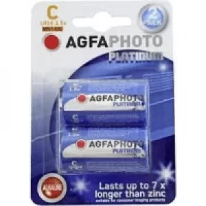 Image of Agfaphoto LR14 Baby C Batteries (2 Pack)