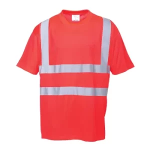 Image of Hi Vis Mens Class 2 T Shirt Red S