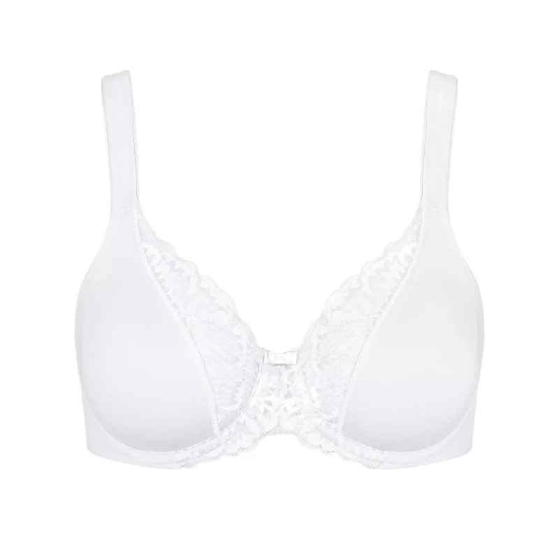 Image of Triumph Womens cotton lace bra Triumph Modern W Blanc Female 110C
