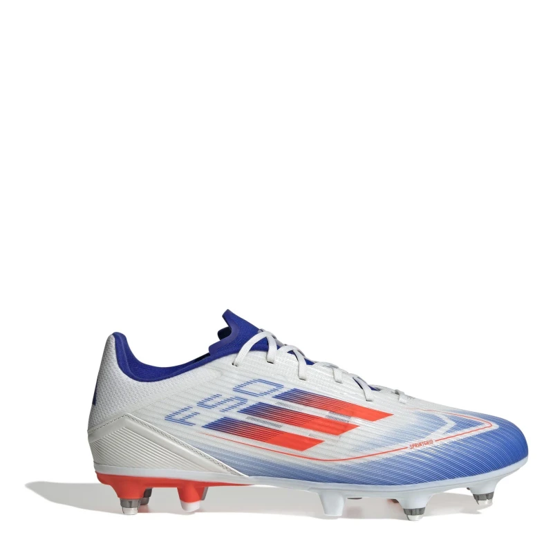 Image of adidas F50 League Soft Ground Football Boots White/Red/Blue male 6 (39.3)