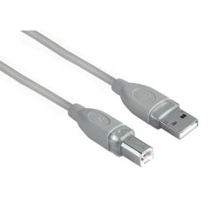 Image of Hama USB 2.0 cable shielded, grey, 7.50 m