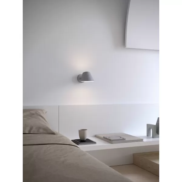 Image of Stay Dome Wall Lamp Grey E27