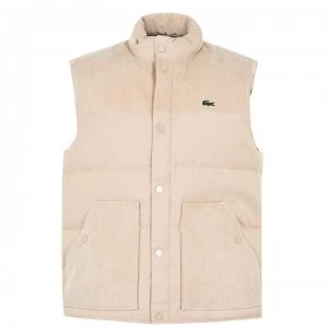 Image of Lacoste L!VE Cord Gilet - Beige 5KL