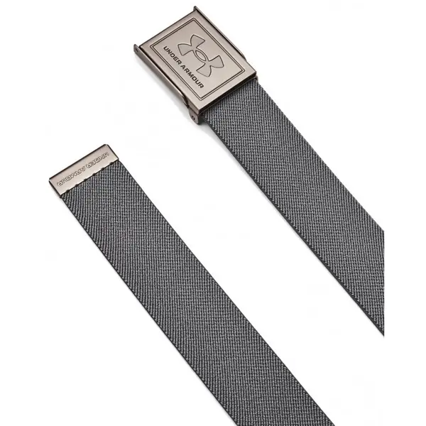Image of Under Armour M Stretch Webbing Belt CASTLEROCK/Black - OSFM