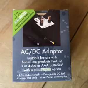 Image of AC/DC Power Mains Adaptor for use with Snowtime Christmas Products