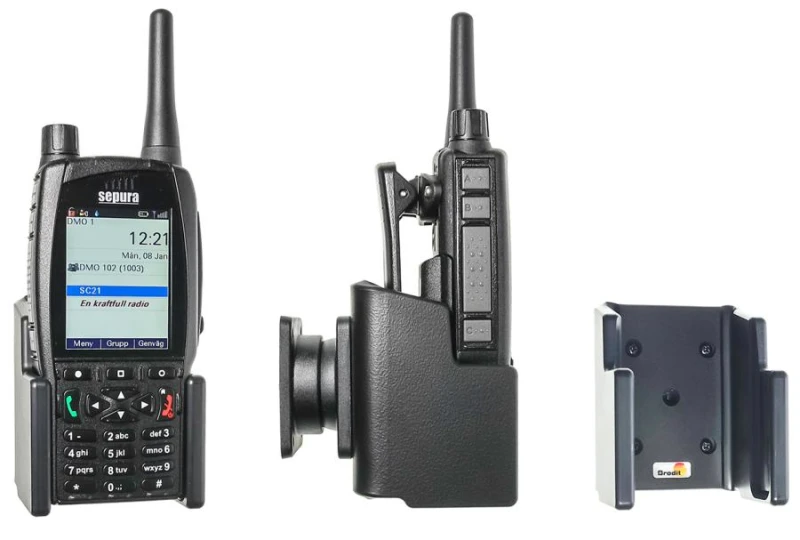 Image of Brodit 711023 holder Passive holder Two-way radio Black