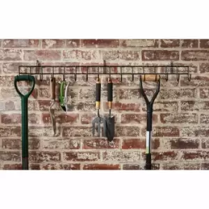 Image of House of Home Extra-long Tool Rack - Steel Frame In Black Finish