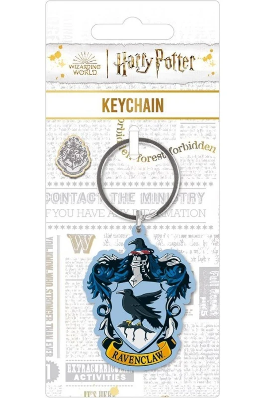 Image of Harry Potter Ravenclaw Metal Keyring in Blue Blue Unisex One Size