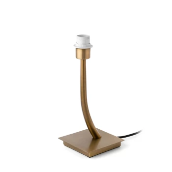 Image of Rem 1 Light Table Lamp Antique Gold - Shade Not Included, E27