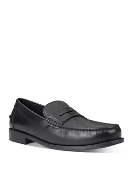 Image of Geox Mens Damon Leather Penny Loafers