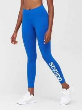 Image of Adidas Essentials Linear Leggings - Blue