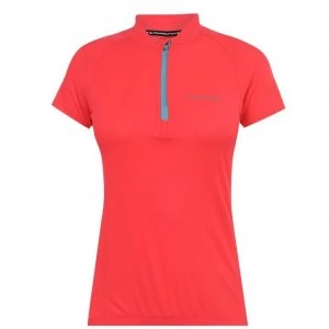 Image of Muddyfox Cycling Short Sleeve Jersey Ladies - Coral/White
