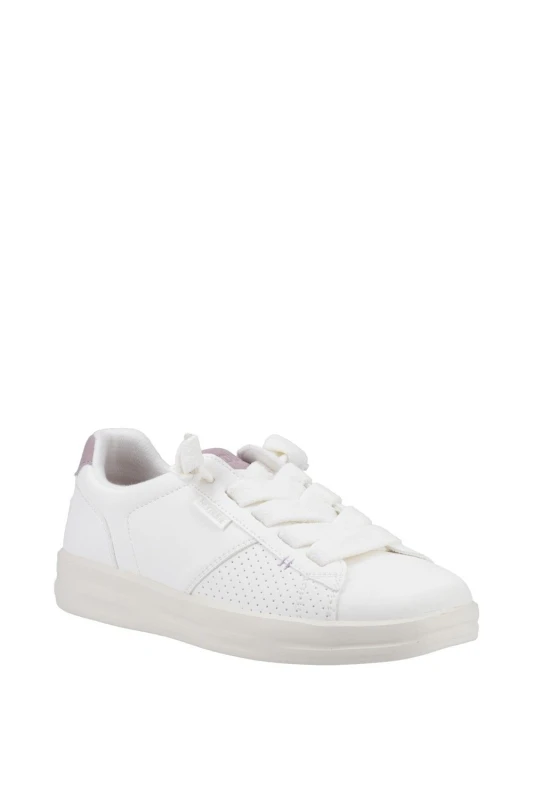 Image of HEYDUDE Womens Karina Duo Classic Trainer in White Size: 7 White Female 7