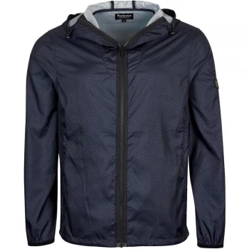 Image of Barbour International Accelerator Zip Through Overshirt - Black BK31