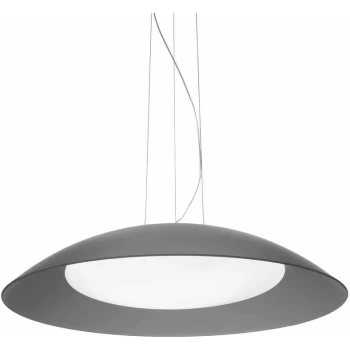 Image of Ideal Lux Lighting - Ideal Lux Lena - 3 Light Dome Ceiling Pendant Grey, E27