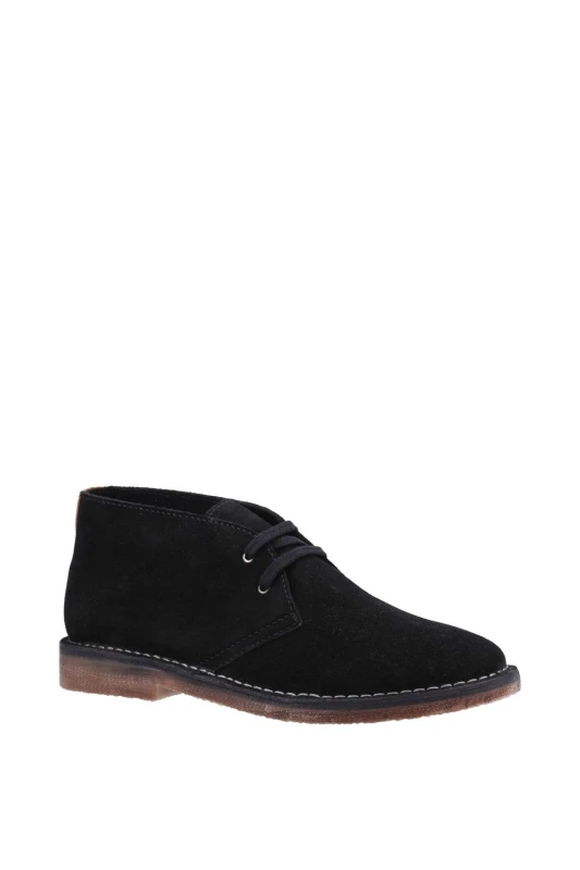 Image of Hush Puppies Hush Puppies Men 'Samuel' Suede Boots in Black Size: 7 Black 7 Male 5038600776785