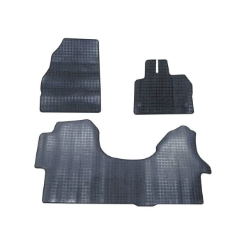 Image of Rubber Tailored Car Mat - VW Crafter & Mercedes Sprinter (2006 - 2016) - Pattern 1409 - VW49RM - Polco