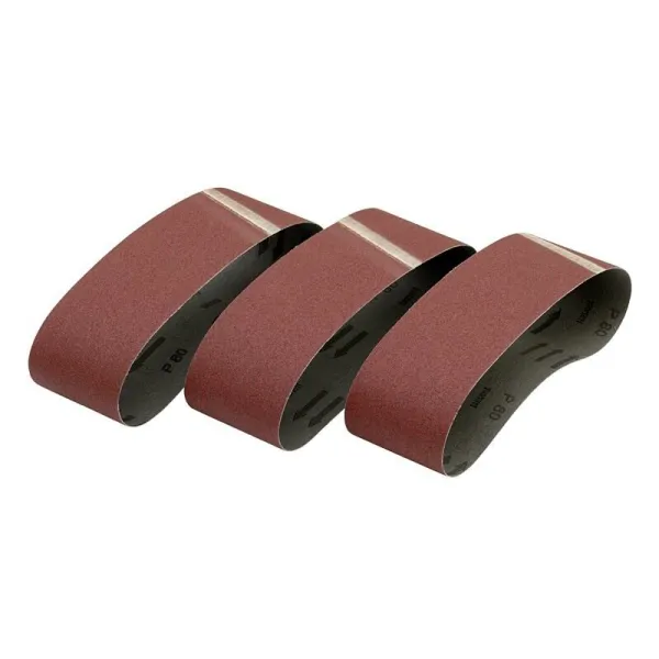 Image of DT3377-QZ Sanding Belt 533 x 75mm 80G Grit Pack of 3 Fits DCW220NT - Dewalt
