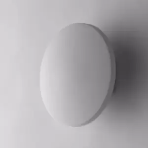 Image of AMON Outdoor LED Flush Wall Light White, IP54 540lm 4000K 18x4cm