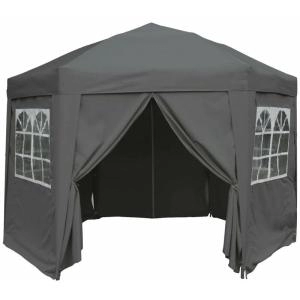 Image of Airwave Hexagon Gazebo 3.5 Grey - Garden & Outdoor