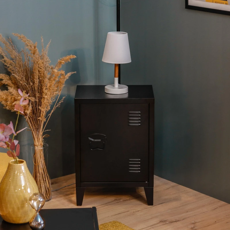 Image of Urban Meuble Durable Metal Storage Cabinet Black unisex One Size