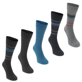 Image of Soviet Multi Stripe Socks - Blue/Navy